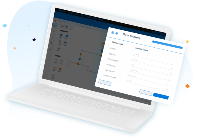design campaigns or customer journeys