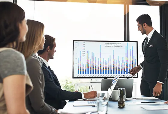 Visual: AI-driven insights &ndash; analytics dashboard concept