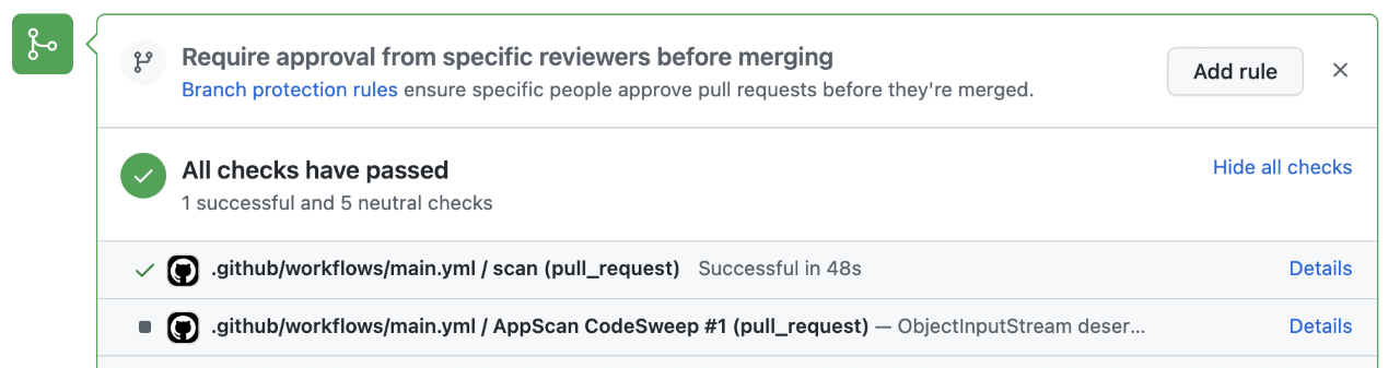 add merging rule