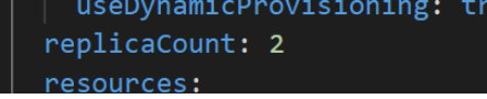replicaCount